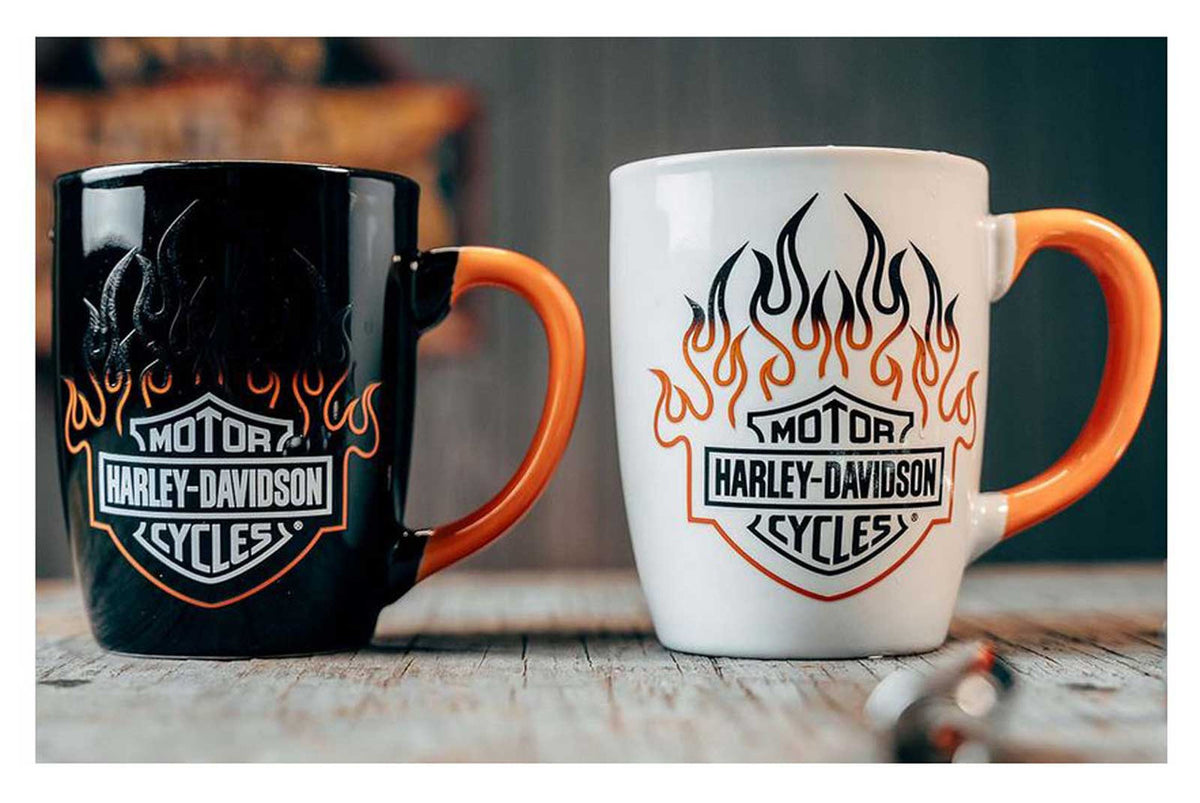 H-D B&S FLAMES COLOR CHANGING MUG SET – Clare's Harley-Davidson