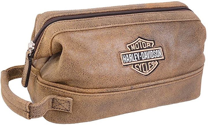 LEATHER TOILETRY BAG – Clare's Harley-Davidson