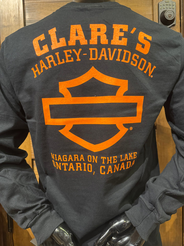 HD WANTED L/S MEN'S T-SHIRT – Clare's Harley-Davidson