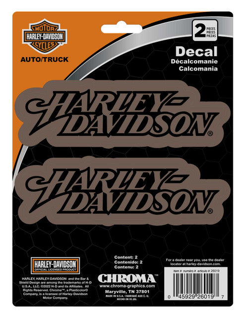 locomeg♡ HD TEXT BRONZE DECAL – Clare's Harley-Davidson
